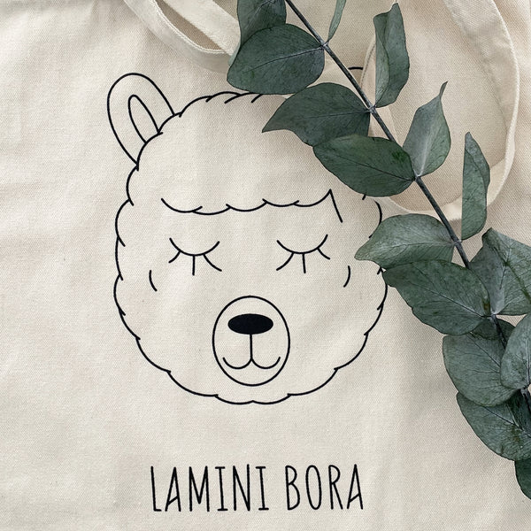 Bolso tote Lamini Bora Marfil