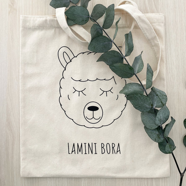 Bolso tote Lamini Bora Marfil